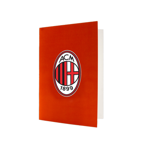 AC Milan red greeting card