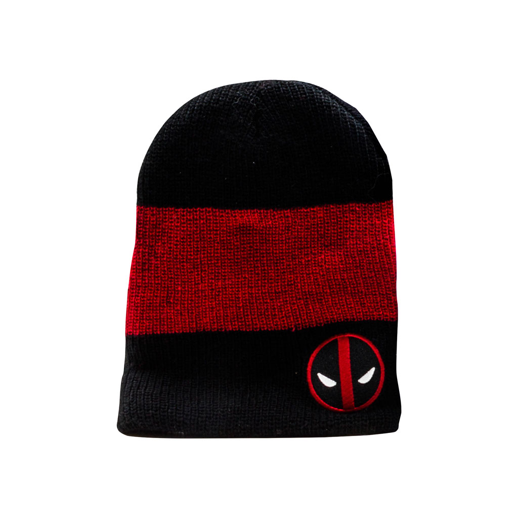 Deadpool Slouch black and red Beanie winter Toque