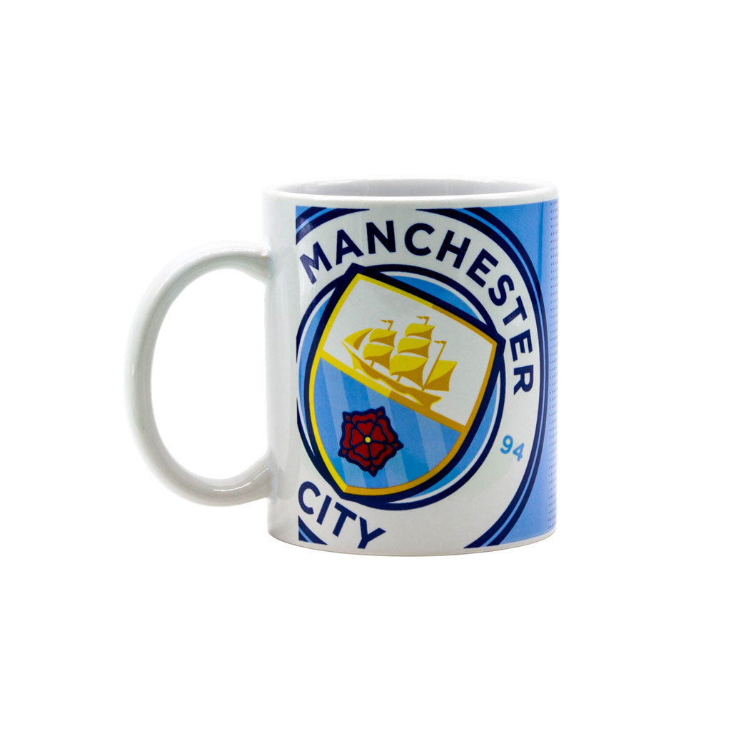 Manchester City Halftone Mug
