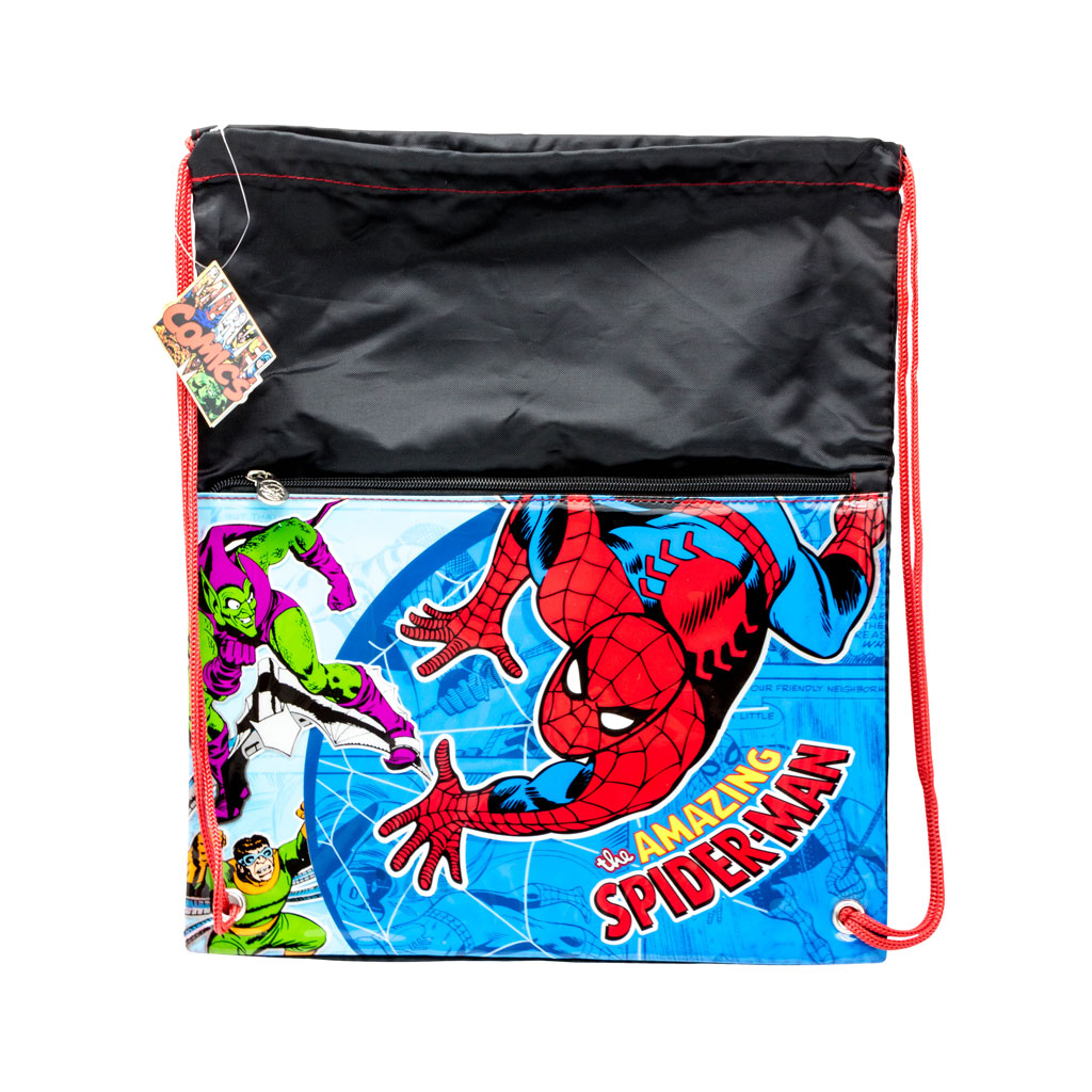Spiderman draw string Gym Bag