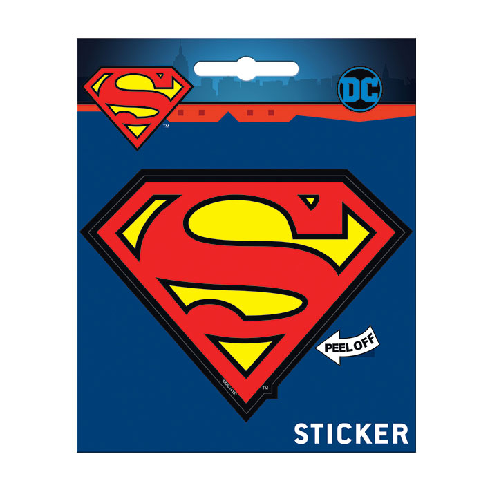 Superman Logo peel off Sticker