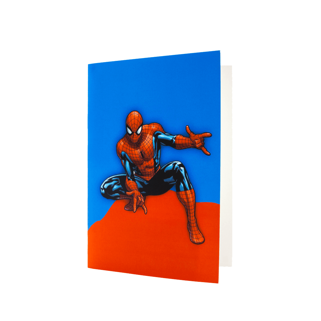 Spider-man greeting card