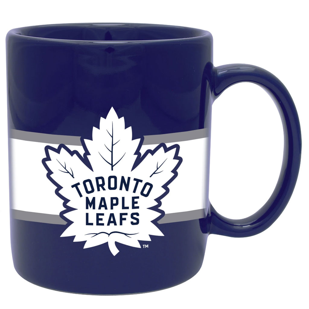 Toronto Maple Leafs 11oz. Stripe Ceramic Mug