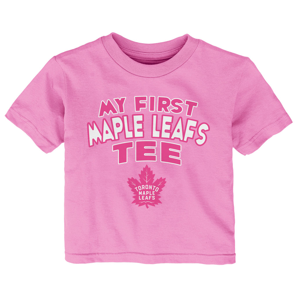 Maple Leafs My 1st Pink T-shirt