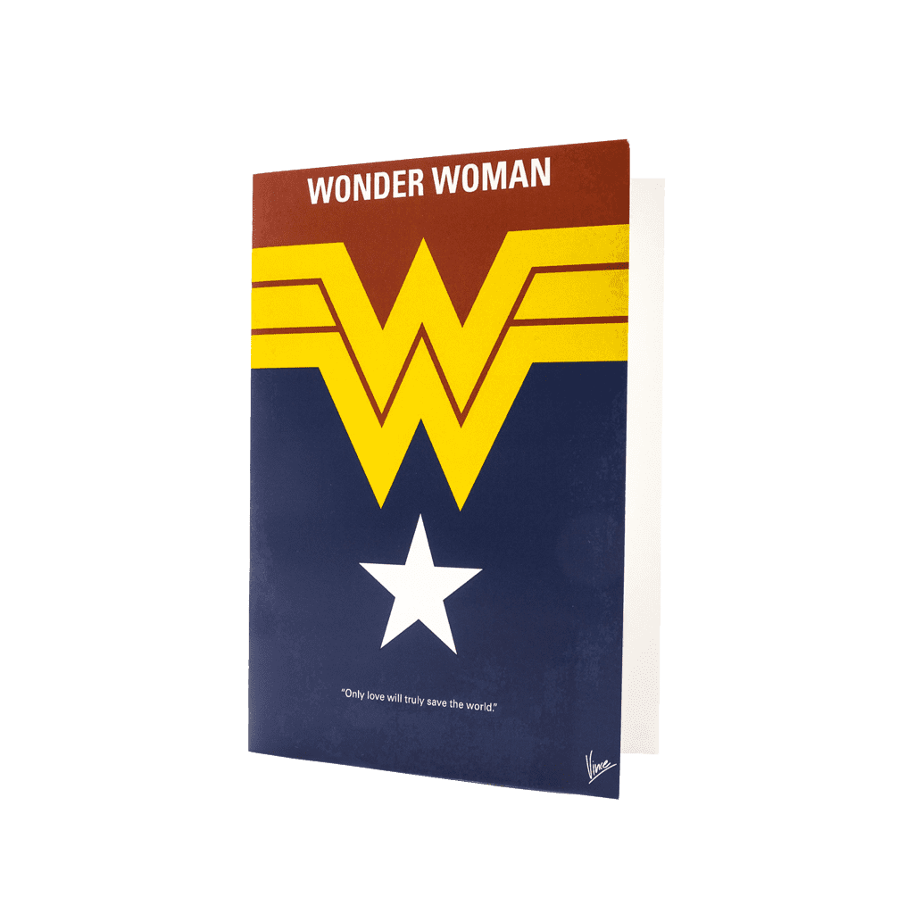 Wonder Woman greeting card