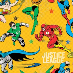Justice League gift wrap +$12.95