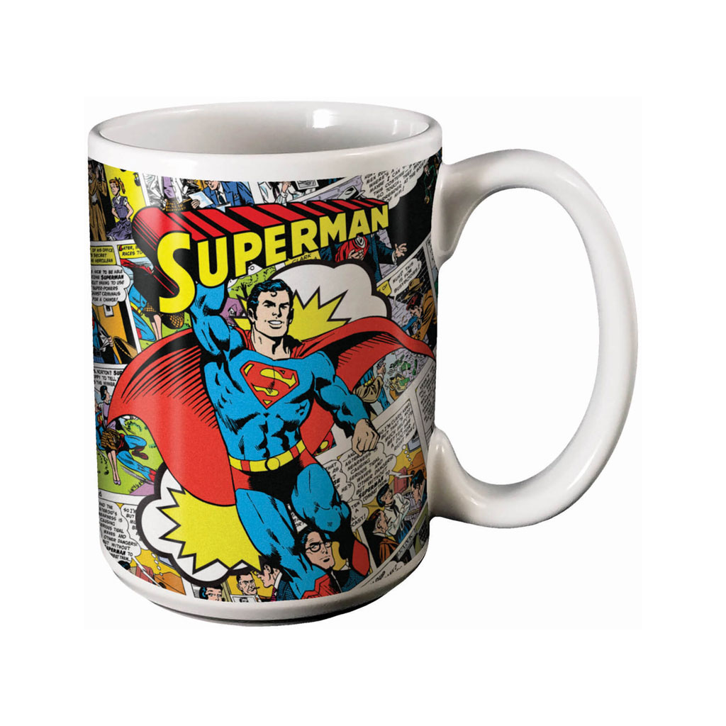 Superman 12 ounce ceramic coffee Mug