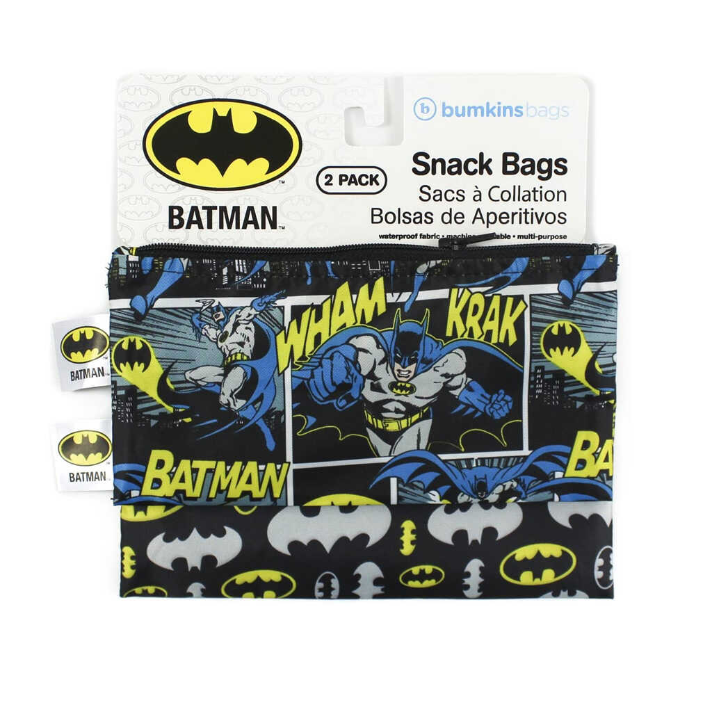 Bumkins Batman 2 pack Snack Bags