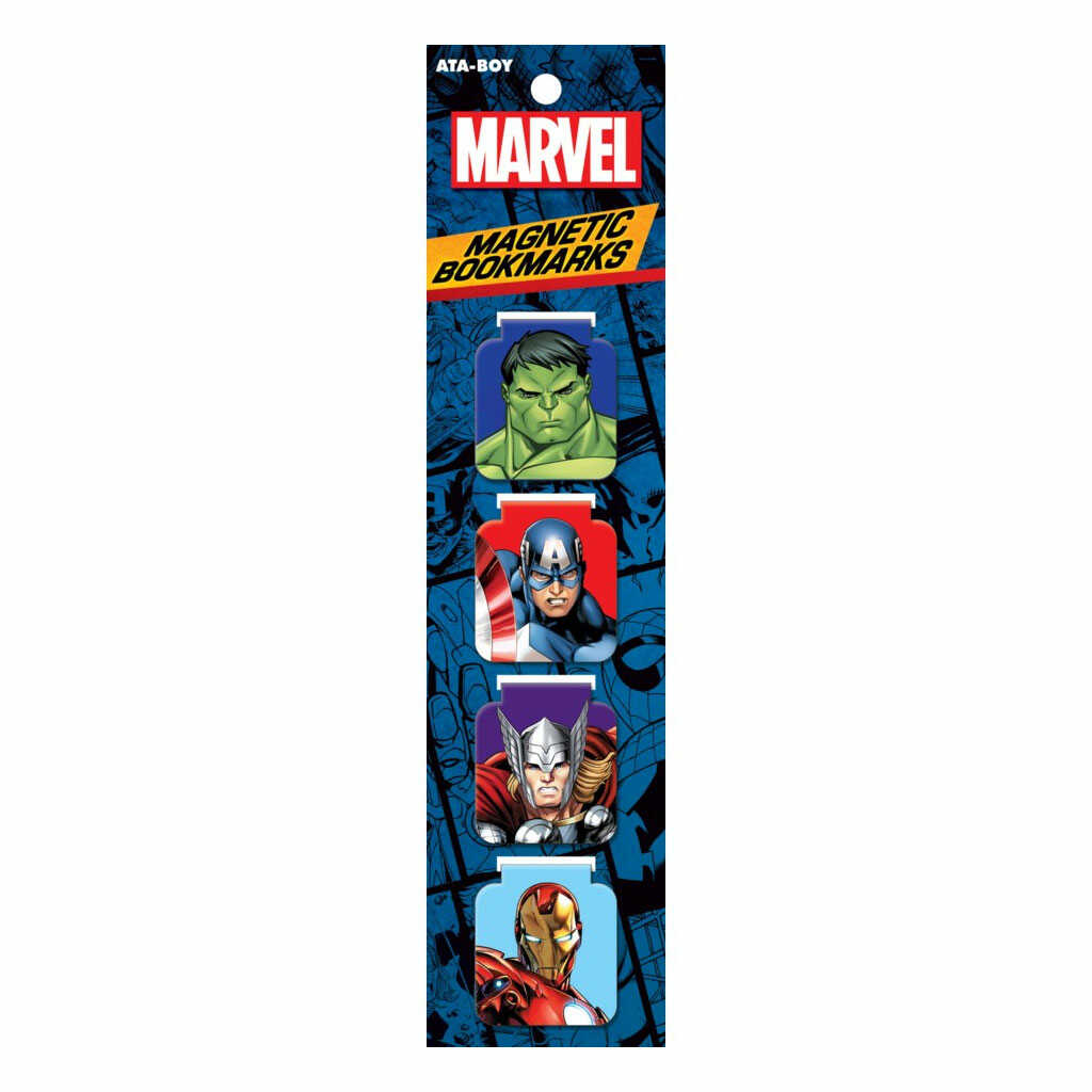 Marvel Avengers Magnetic Bookmarks Set of 4