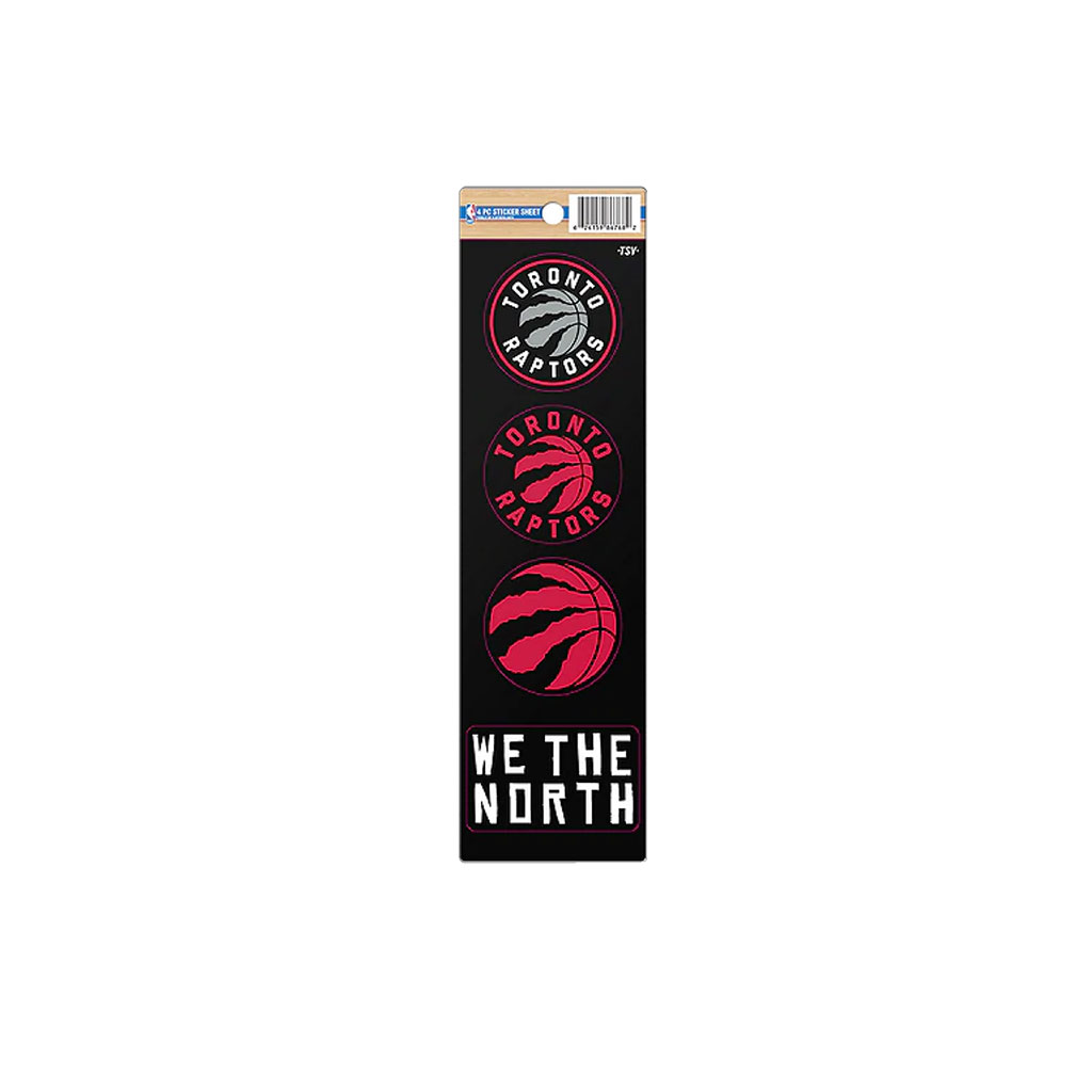 Toronto Raptors 4pc Sticker Pack