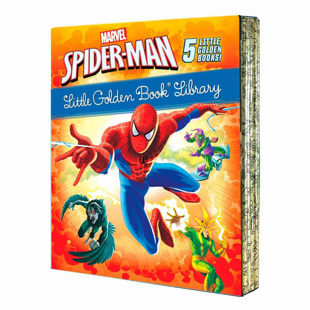 Spiderman 5 Set Little Golden Books