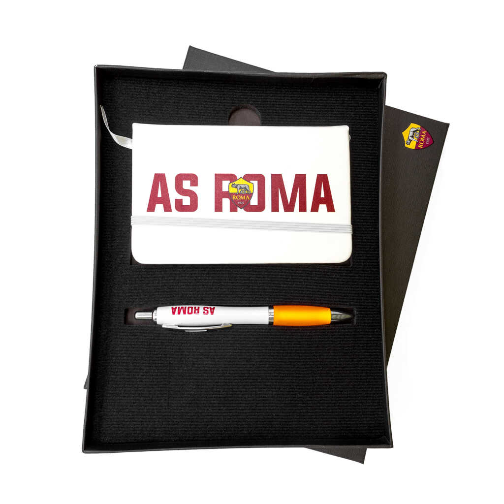 AS Roma Notebook and Pen