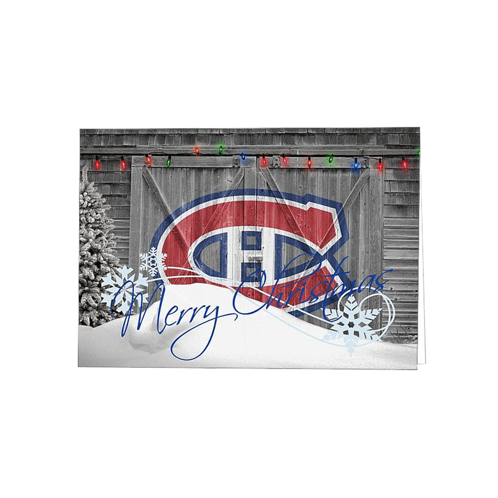 Montreal Canadiens Christmas Greeting Card