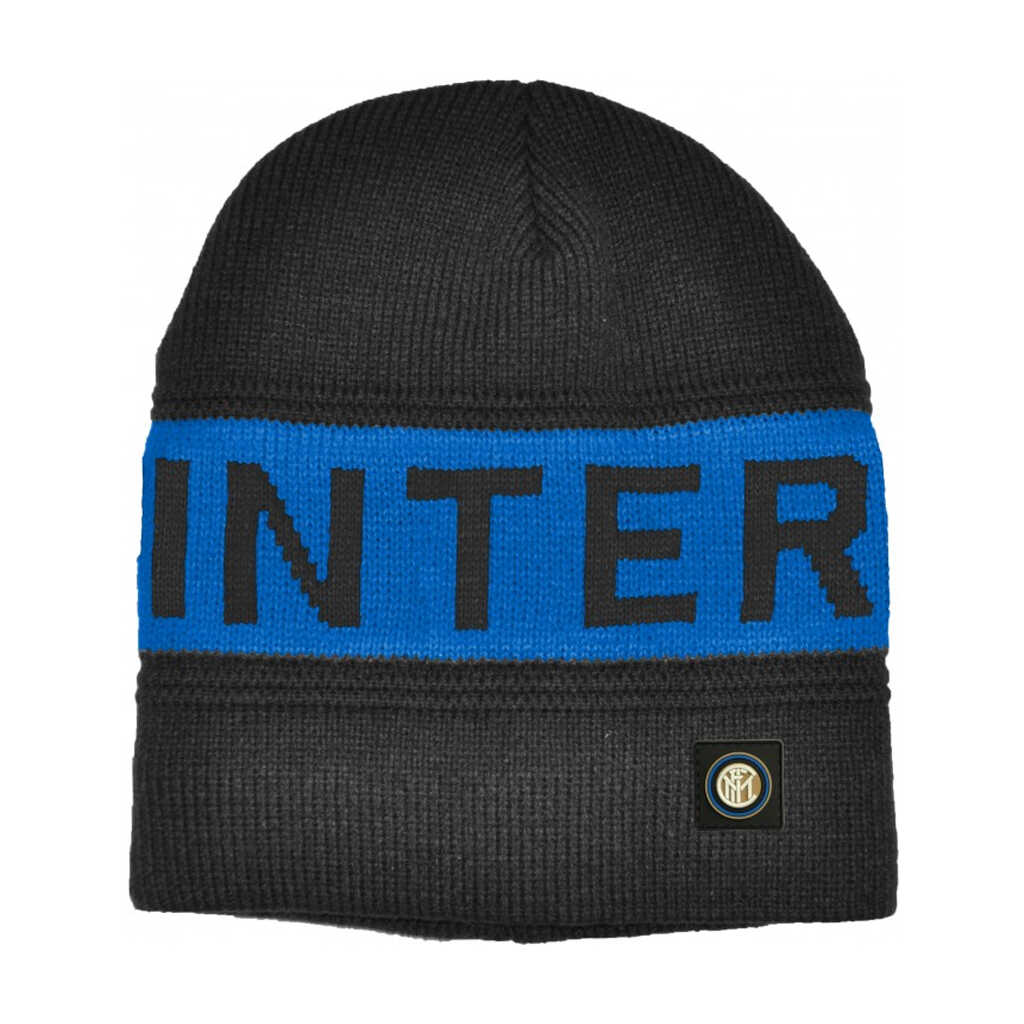 Inter Milan Winter toque Black and Blue