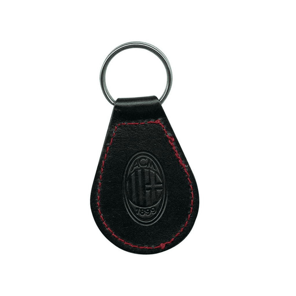 AC Milan Leather Keychain
