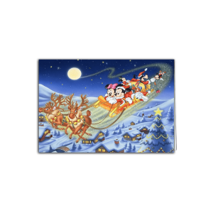 5″ x 7″ Disney Mickey and Minnie Christmas +$9.97