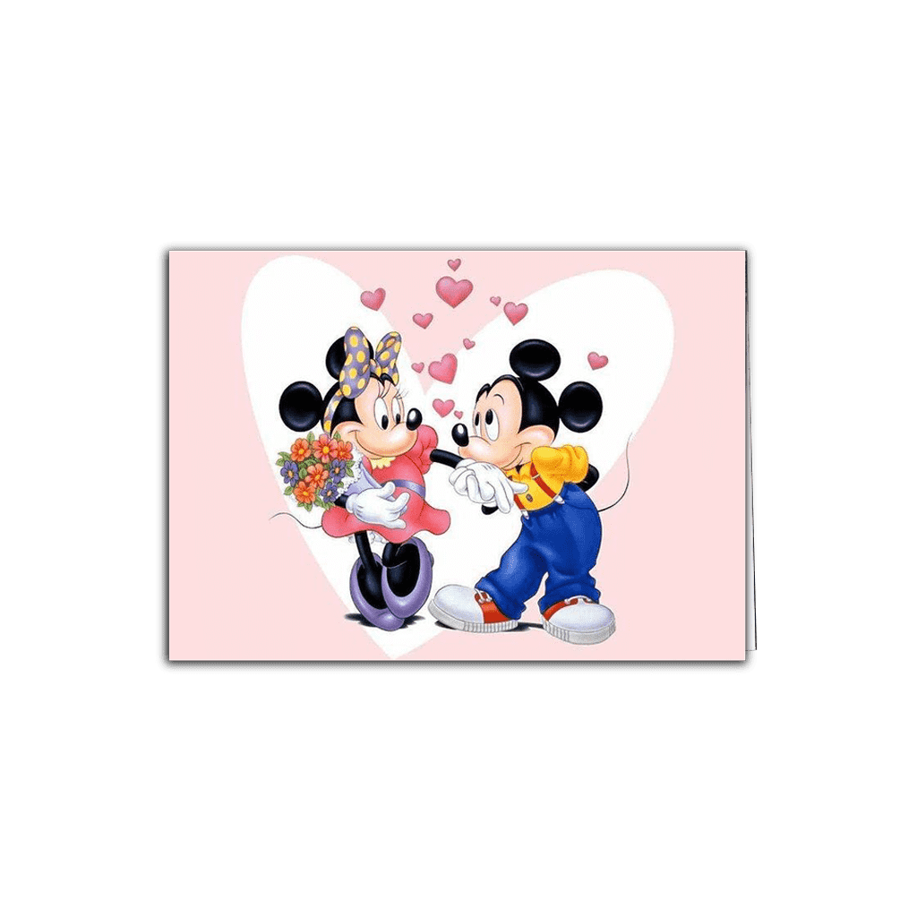 Minnie Mouse and Mickey Mouse Greeting Card