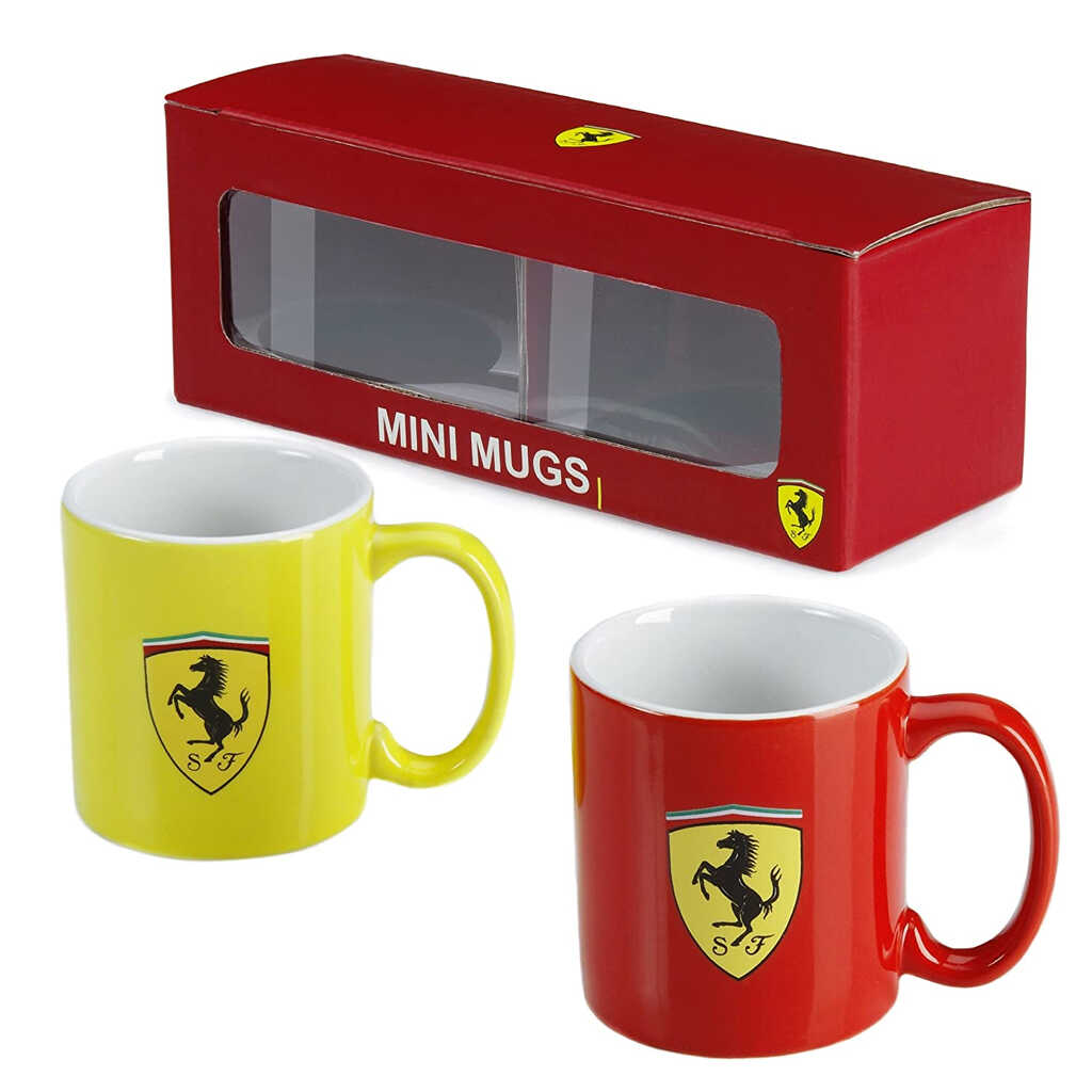 Scuderia Ferrari Ceramic Espresso Cup Set of 2
