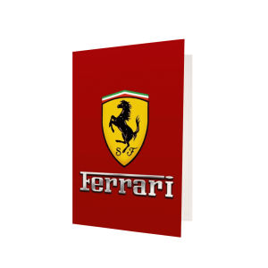 5″ x 7″ Scuderia Ferrari +$9.97