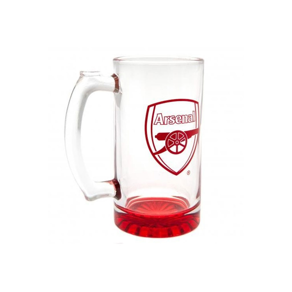 Arsenal Crest Stein Pint Glass