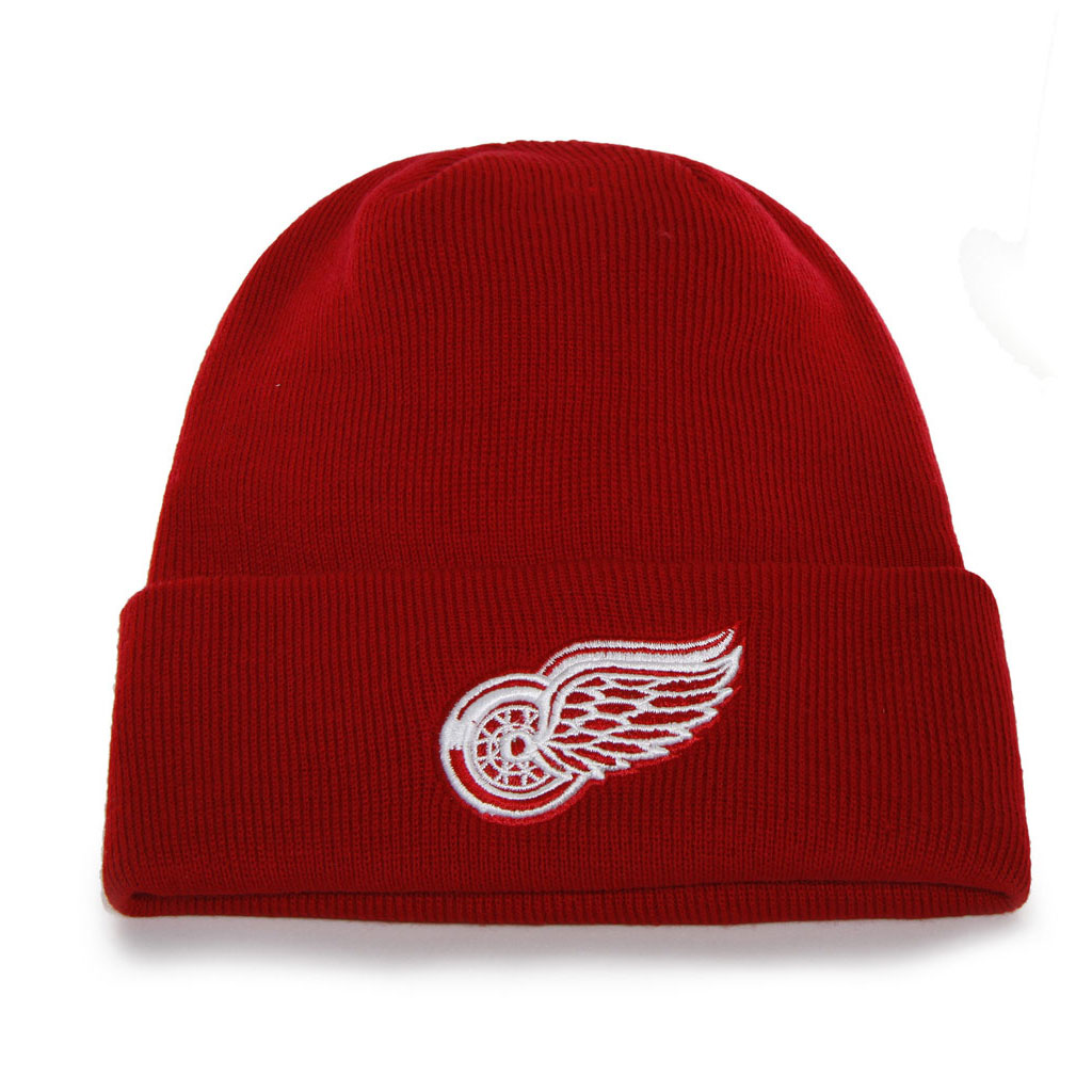 Detroit Red Wings NHL cuff knit winter hat