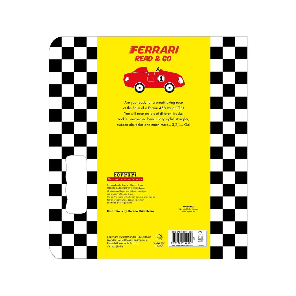 Drive A Ferrari On The Track Illustrated Board Book