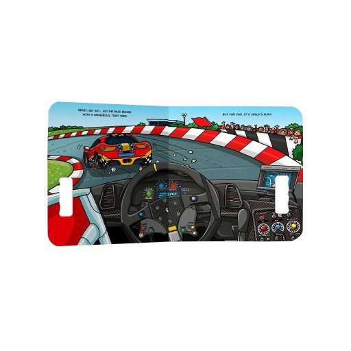 Drive A Ferrari On The Track Illustrated Board Book