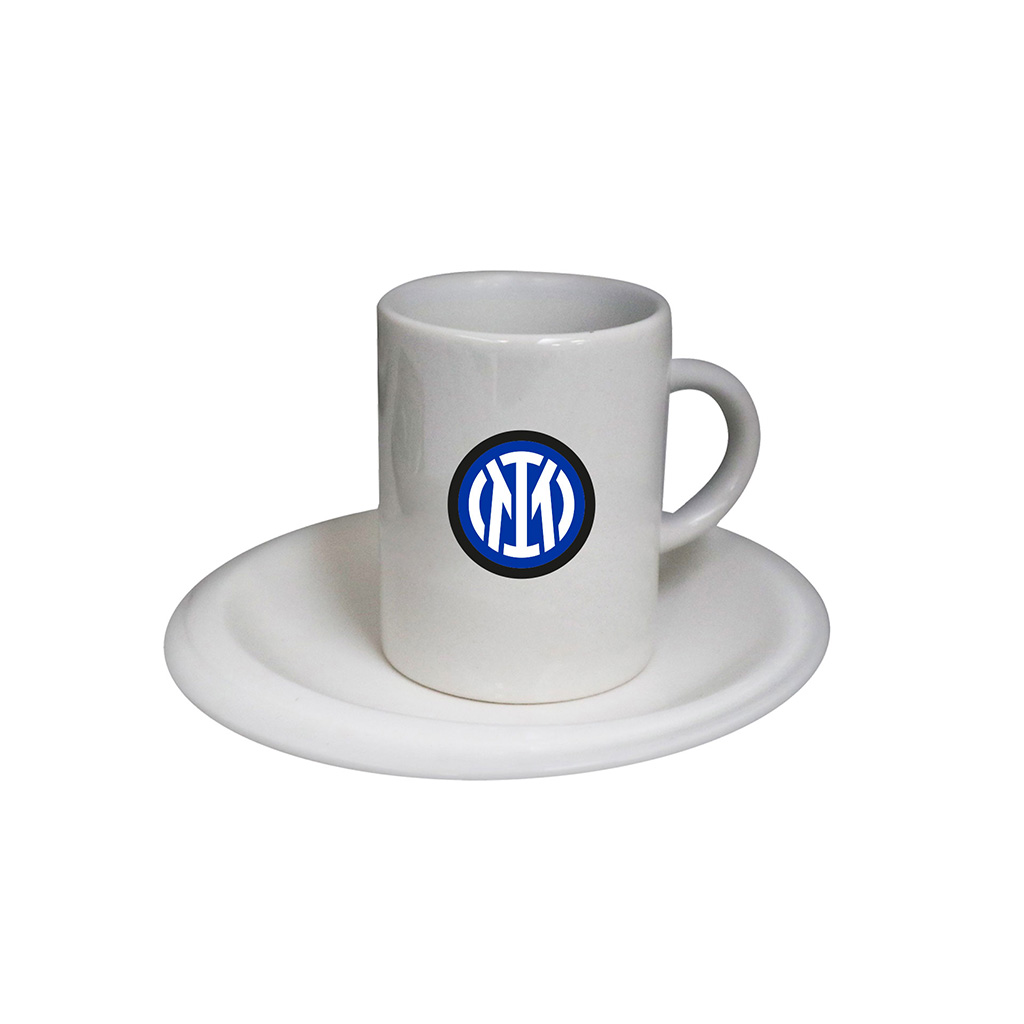 Inter Espresso Cup with Saucer logo