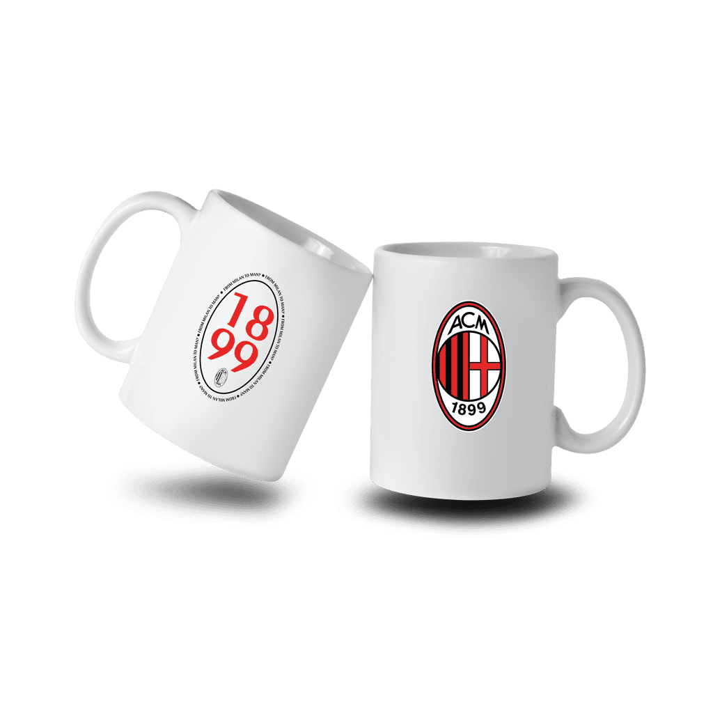 AC Milan Espresso Cups (Set of 2)