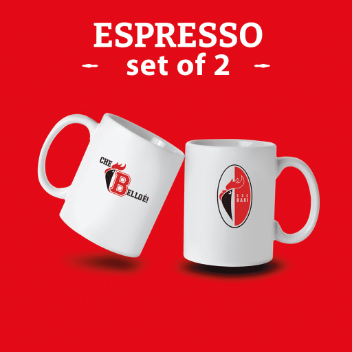 SSC Bari Espresso Cups set of 2