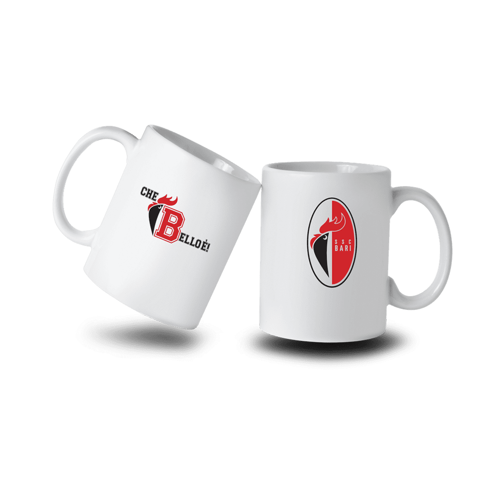 SSC Bari Espresso Cups (Set of 2)